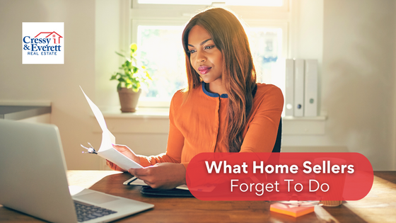 Selling your home involves a lot of steps. Here is what you definitely don't want to forget.